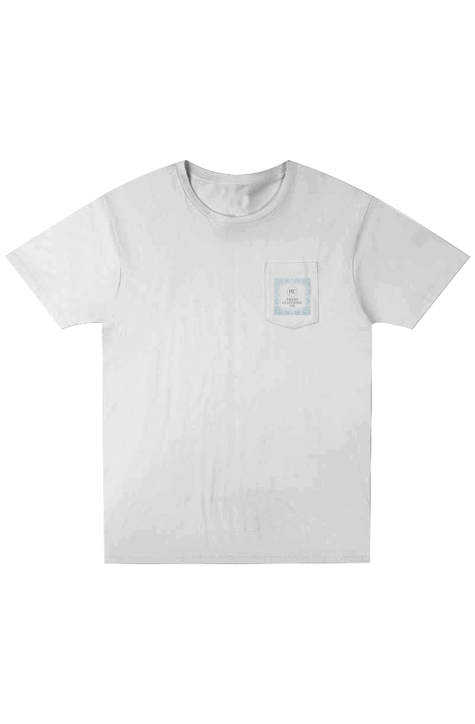 X Cruiser Paisley PCC Logo Mens Premium Pocket T Shirt (Light Blue)