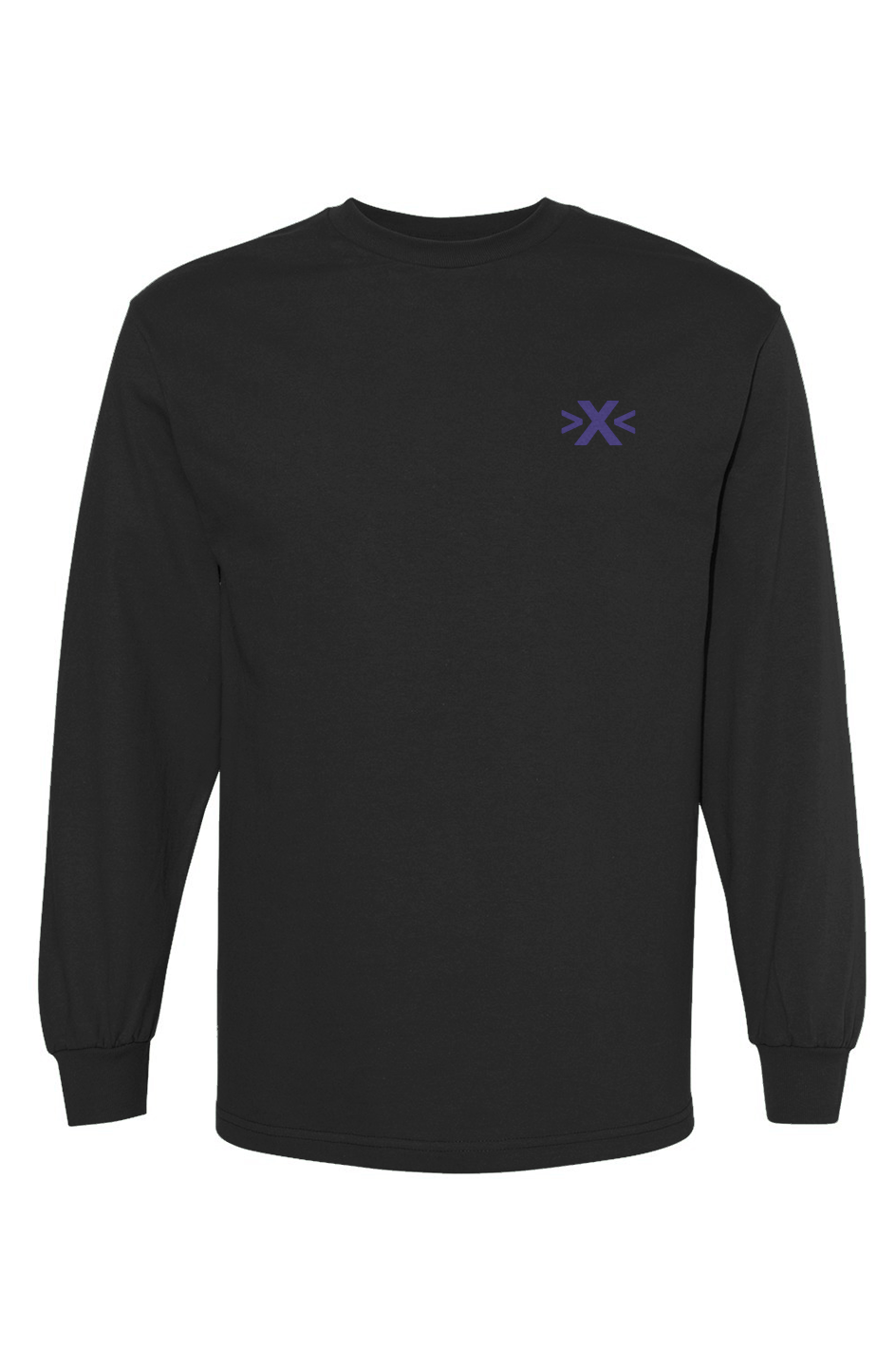 X Cruiser Purple Embroidered Heavyweight T-Shirt