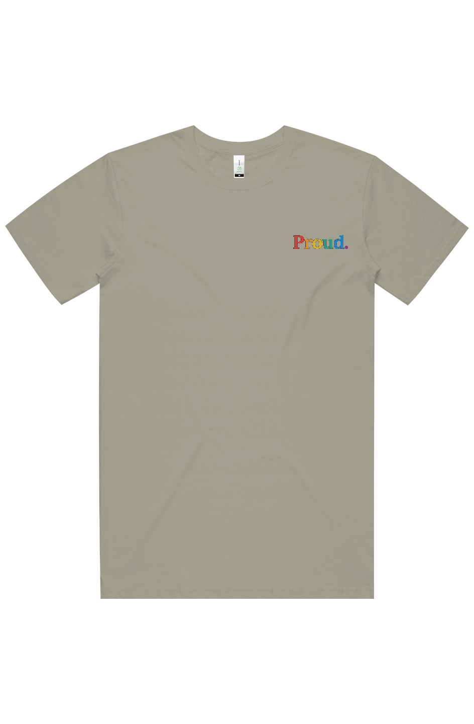 The Pride Shirt Small Logo Embroidered Organic Cotton T-Shirt 