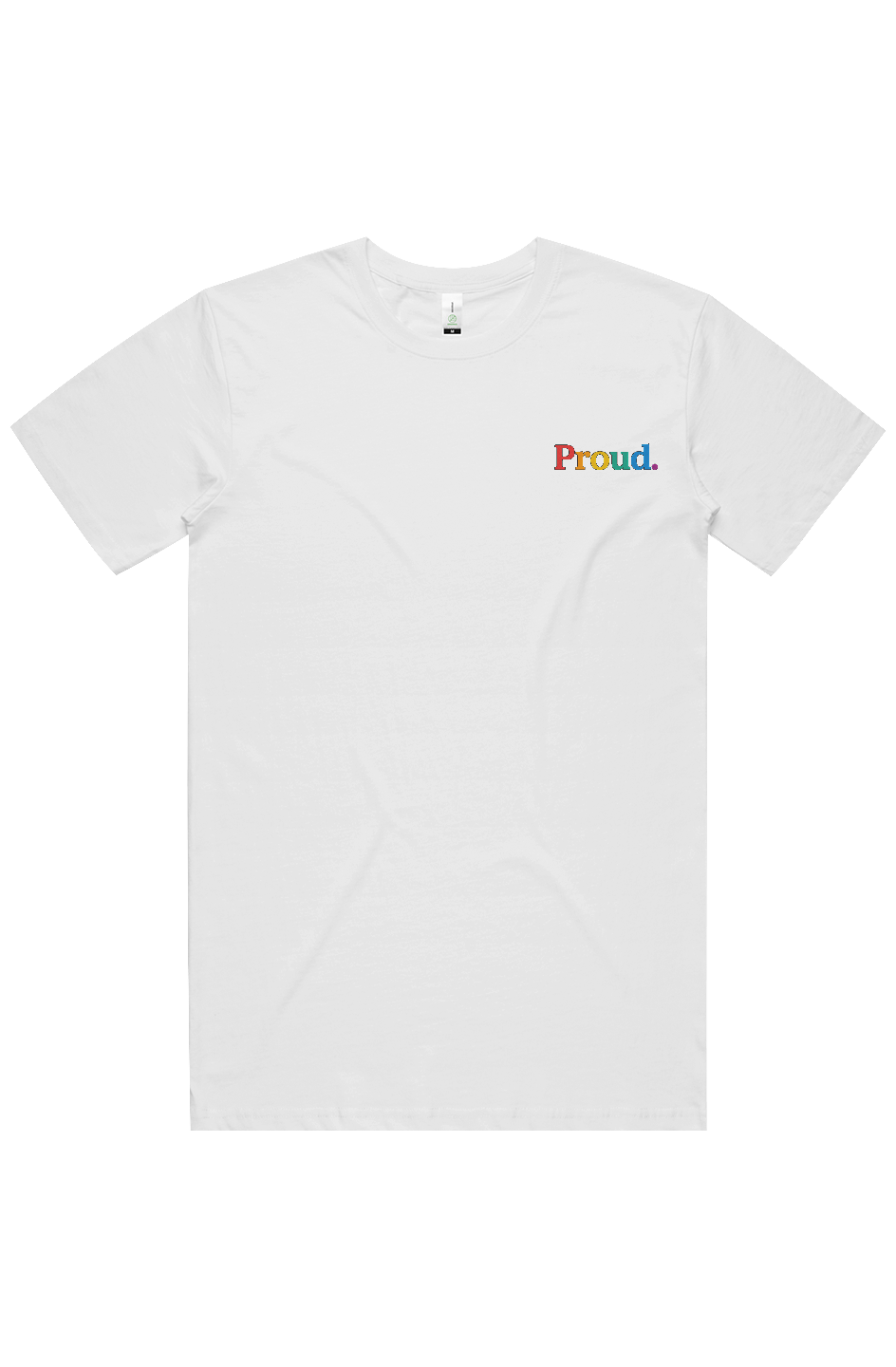 The Pride Shirt Small Logo Embroidered Organic Cotton T-Shirt 