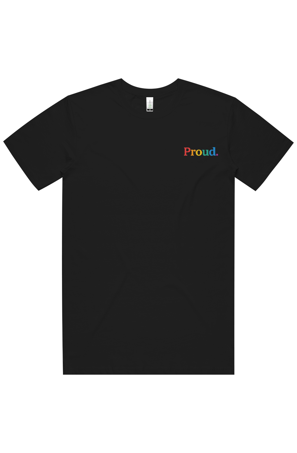 The Pride Shirt Small Logo Embroidered Organic Cotton T-Shirt 