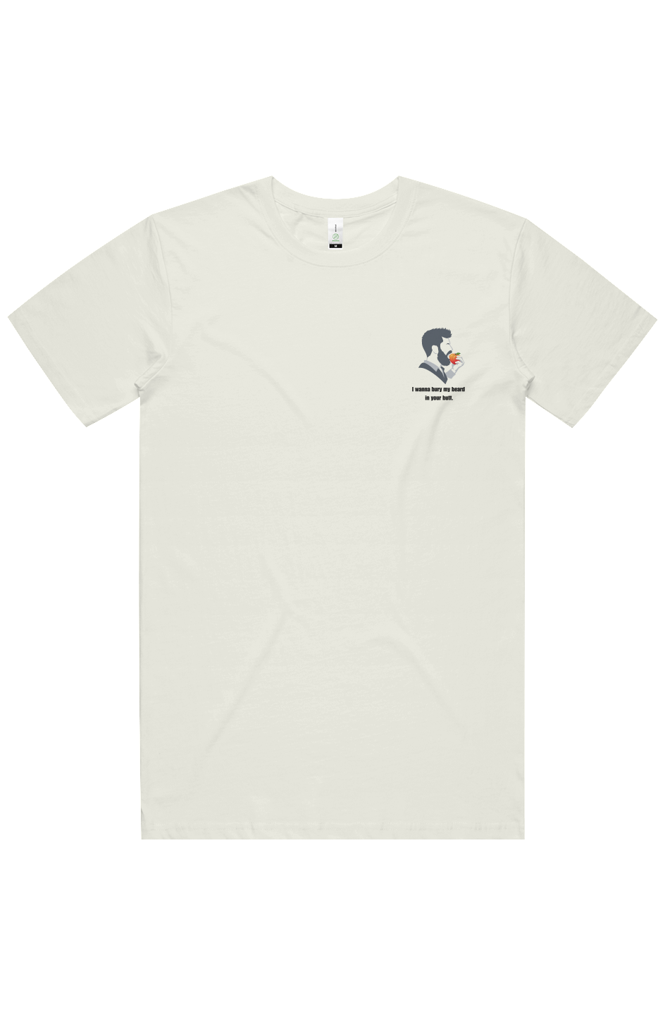 X Collection: Little Logo Bury Beard in Butt Graphic T-Shirt - Organic Cotton