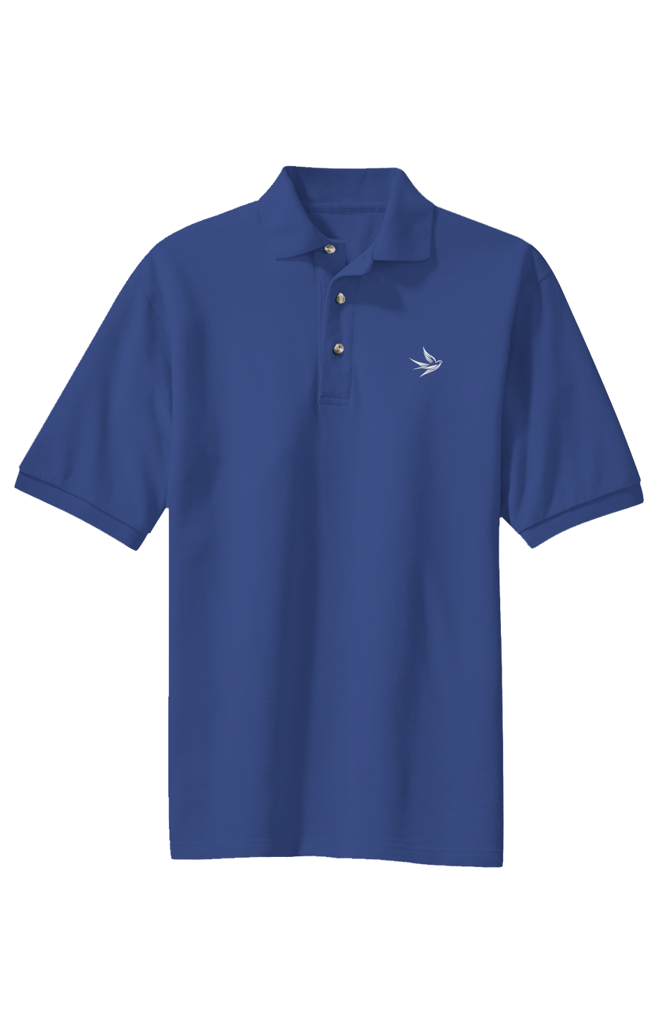 DL Collection Heavyweight Embroidered Logo Cotton Pique Polo