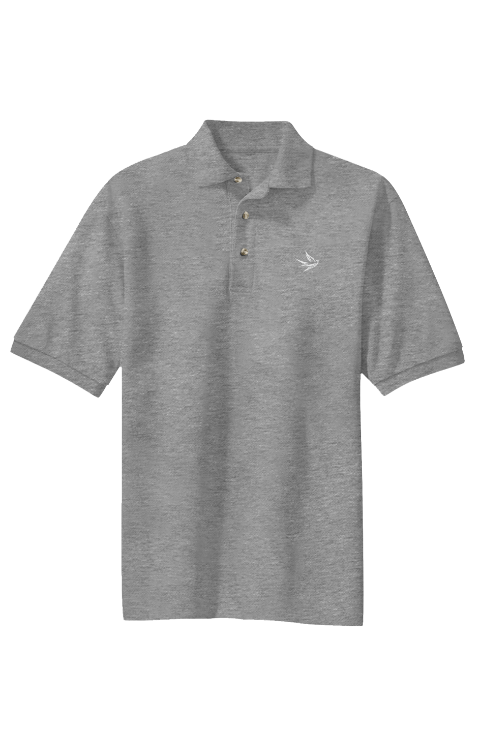 DL Collection Heavyweight Embroidered Swallow Logo Cotton Pique Polo - Pride Shirts