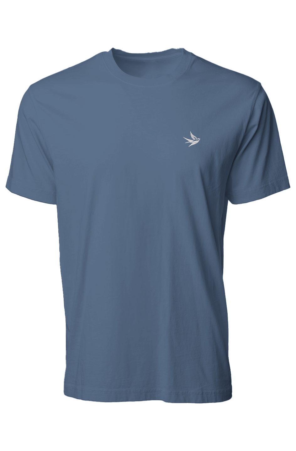 DL Collection: Embroidered Swallow Logo Pigment Dyed Tee - Pride Shirts - Pride T-Shirt