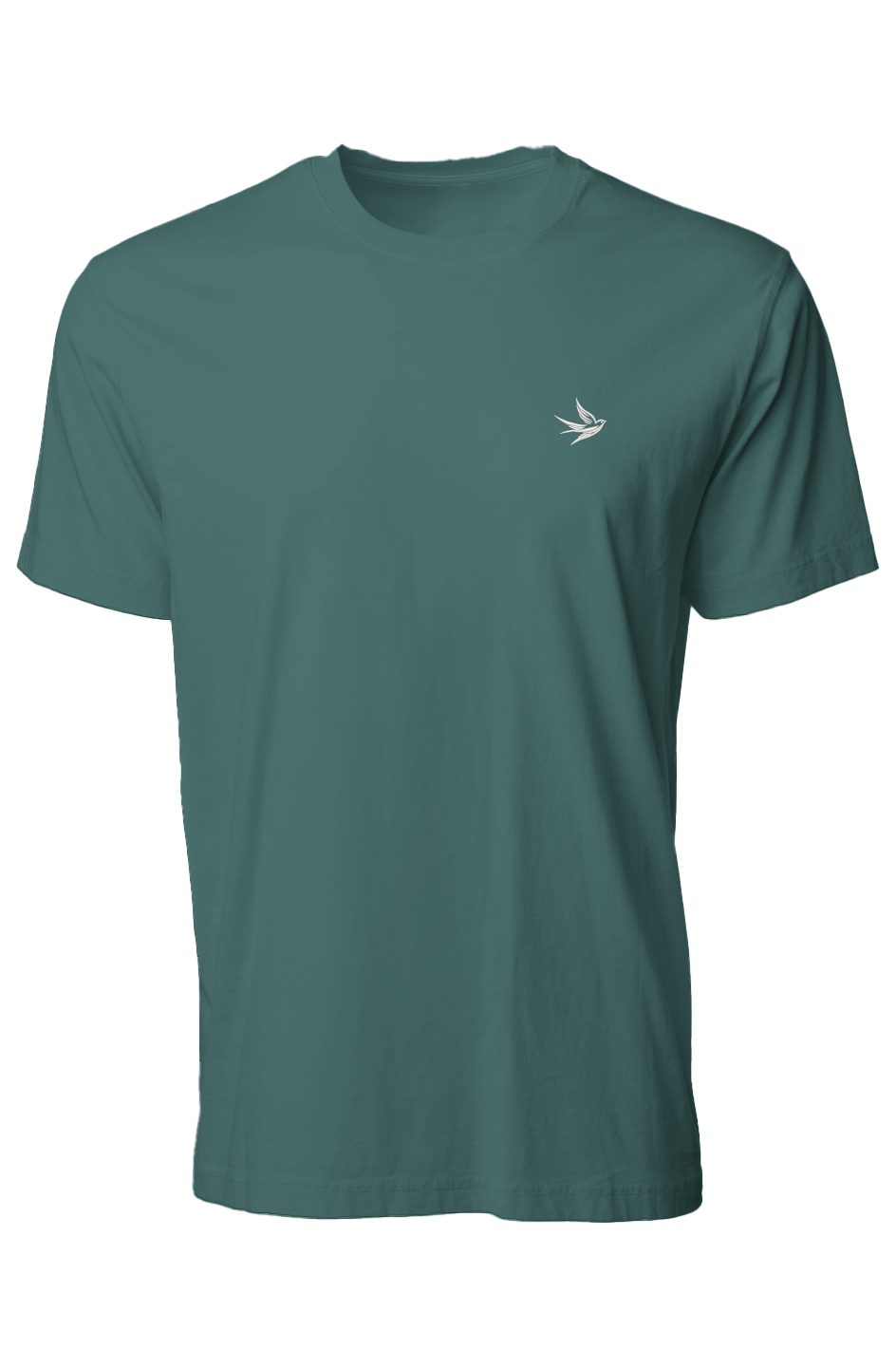DL Collection: Embroidered Swallow Logo Pigment Dyed Tee - Pride Shirts - Pride T-Shirt