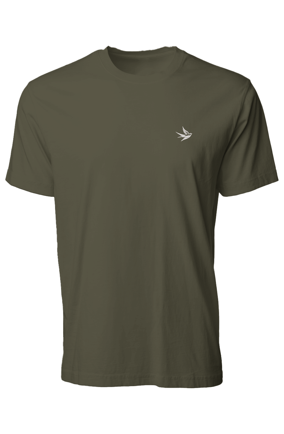 DL Collection: Embroidered Swallow Logo Pigment Dyed Tee - Pride Shirts - Pride T-Shirt