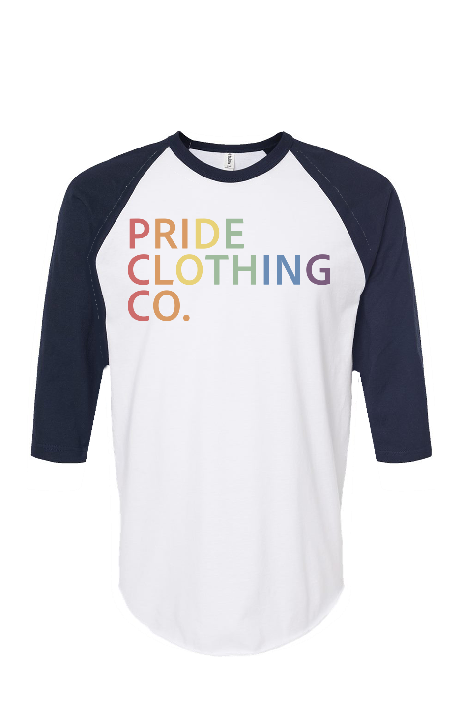 PCC Vintage Large Print Raglan Tee (Unisex) - Pride T-Shirt