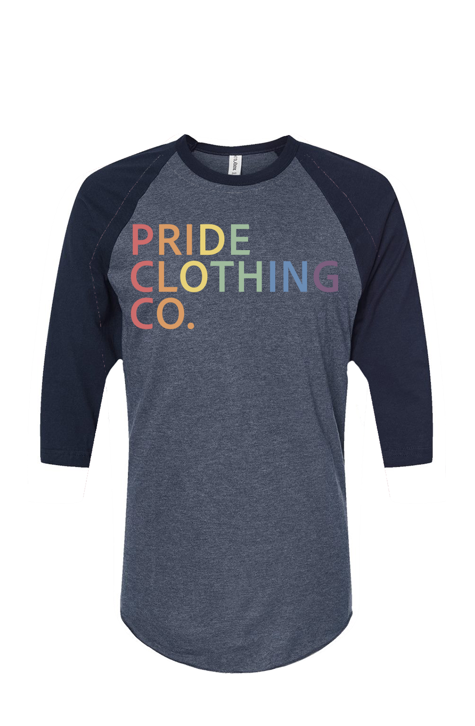 PCC Vintage Large Print Raglan Tee (Unisex) - Pride T-Shirt