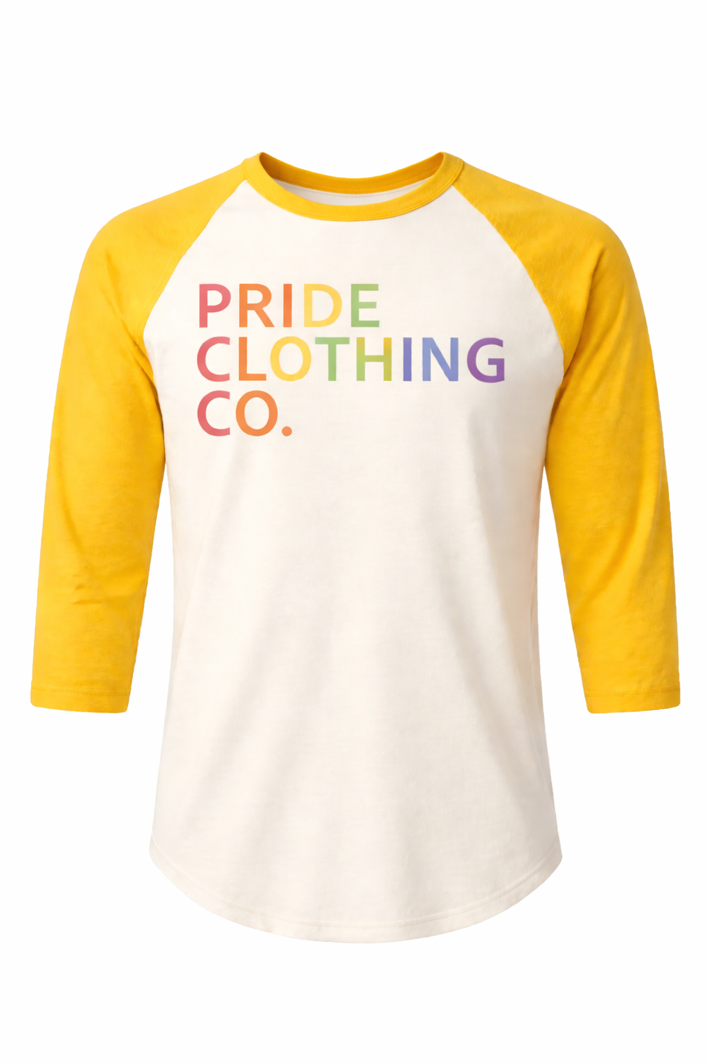 PCC Vintage Large Print Raglan Tee (Unisex) - Pride T-Shirt