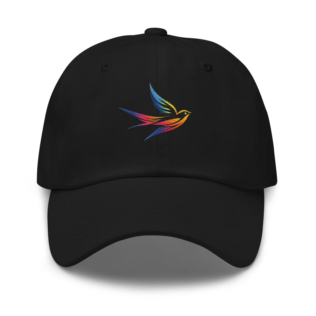DL Collection Special Edition Full Color Embroidered Swallow Dad Hat