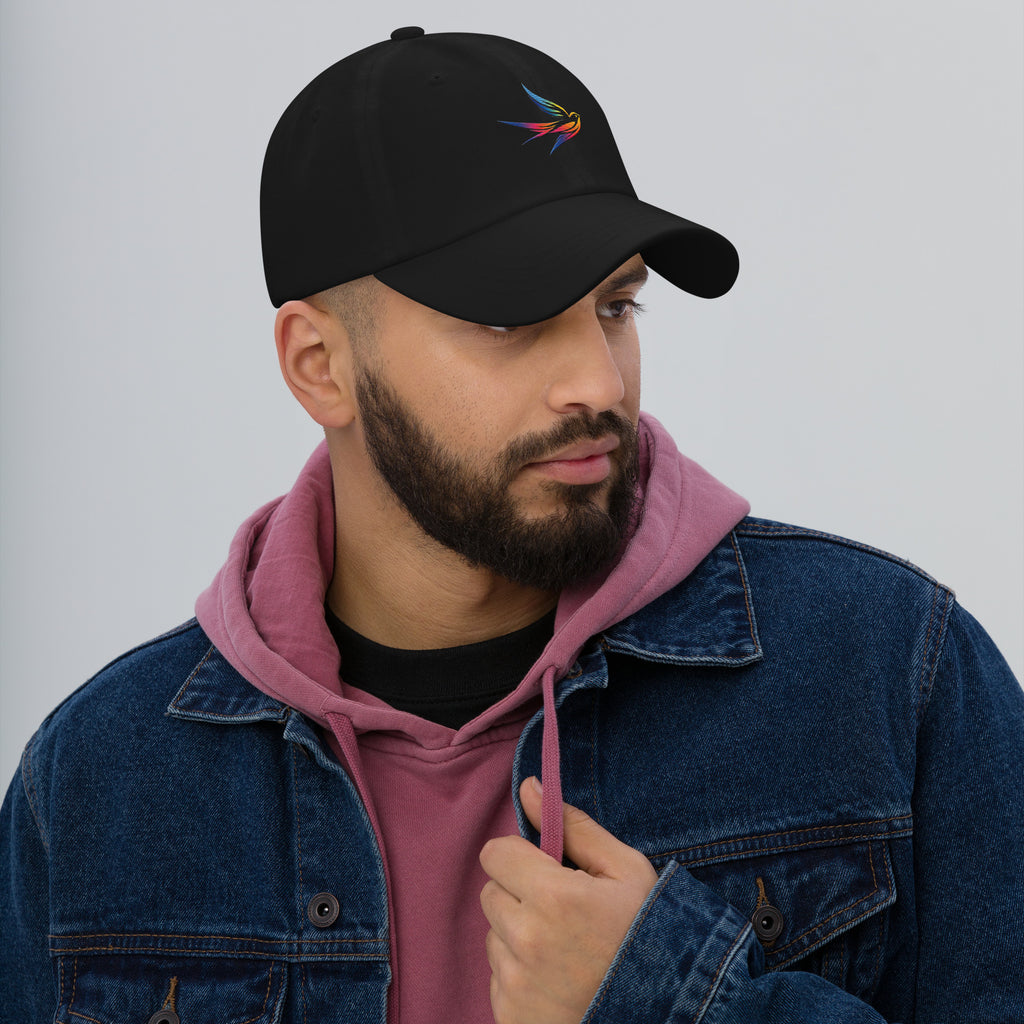 DL Collection Special Edition Full Color Embroidered Swallow Dad Hat