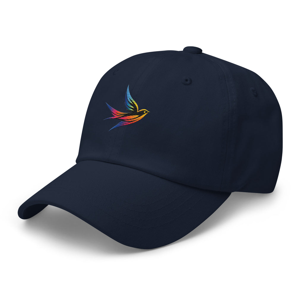 DL Collection Special Edition Full Color Embroidered Swallow Dad Hat