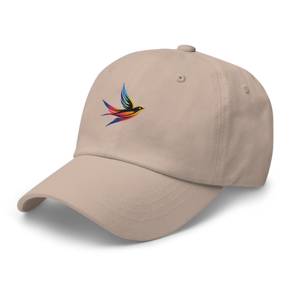 DL Collection Special Edition Full Color Embroidered Swallow Dad Hat
