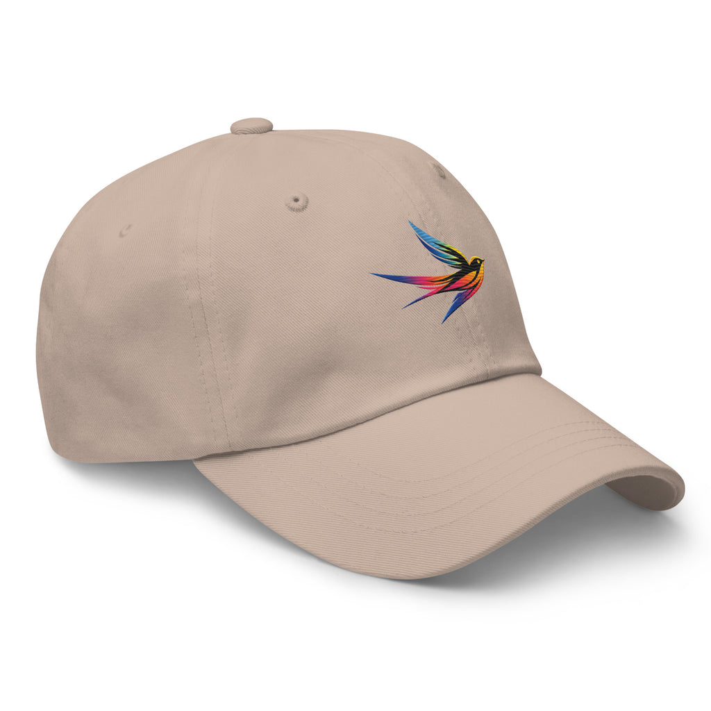 DL Collection Special Edition Full Color Embroidered Swallow Dad Hat