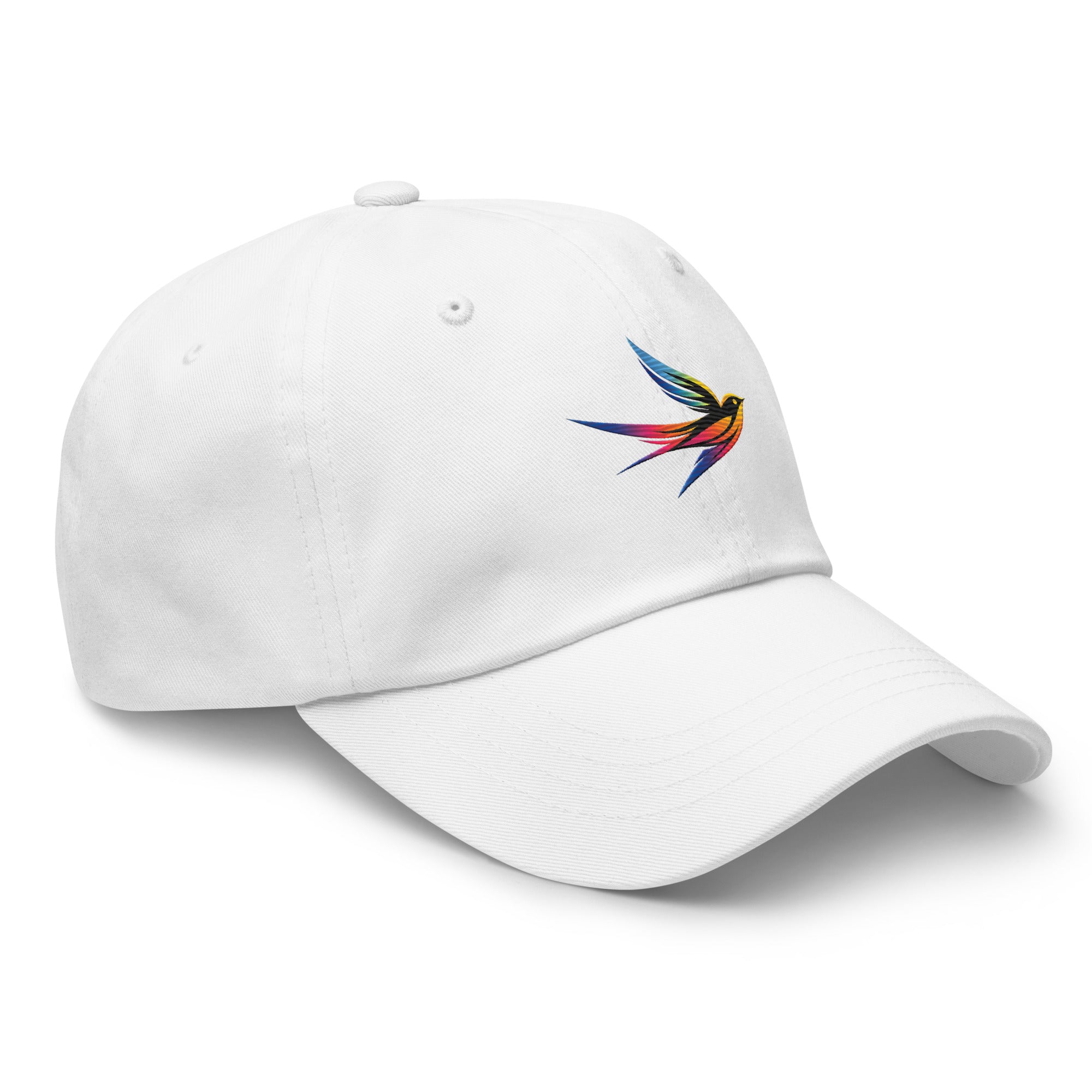 Product mockupDL Collection Special Edition Full Color Embroidered Swallow Dad Hat