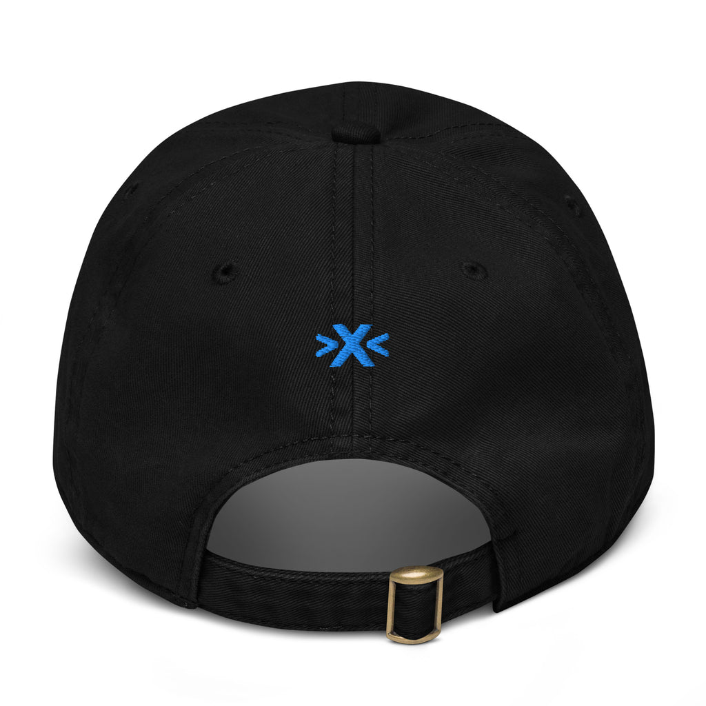 X Cruiser Collection Light Blue Logo Garment Washed Baseball Cap. Pride Hat. Cruising Hat. 