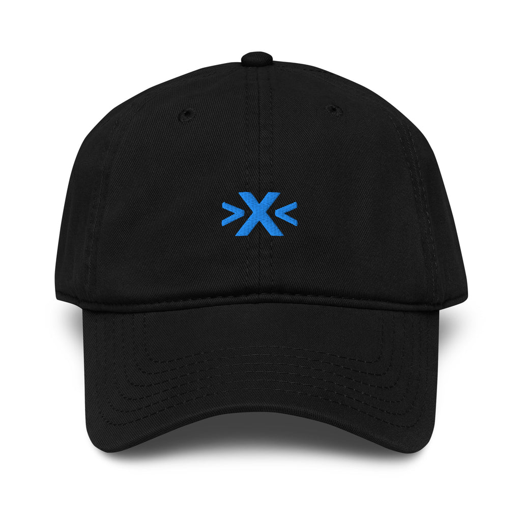 X Cruiser Collection Light Blue Logo Garment Washed Baseball Cap. Pride Hat. Cruising Hat. 
