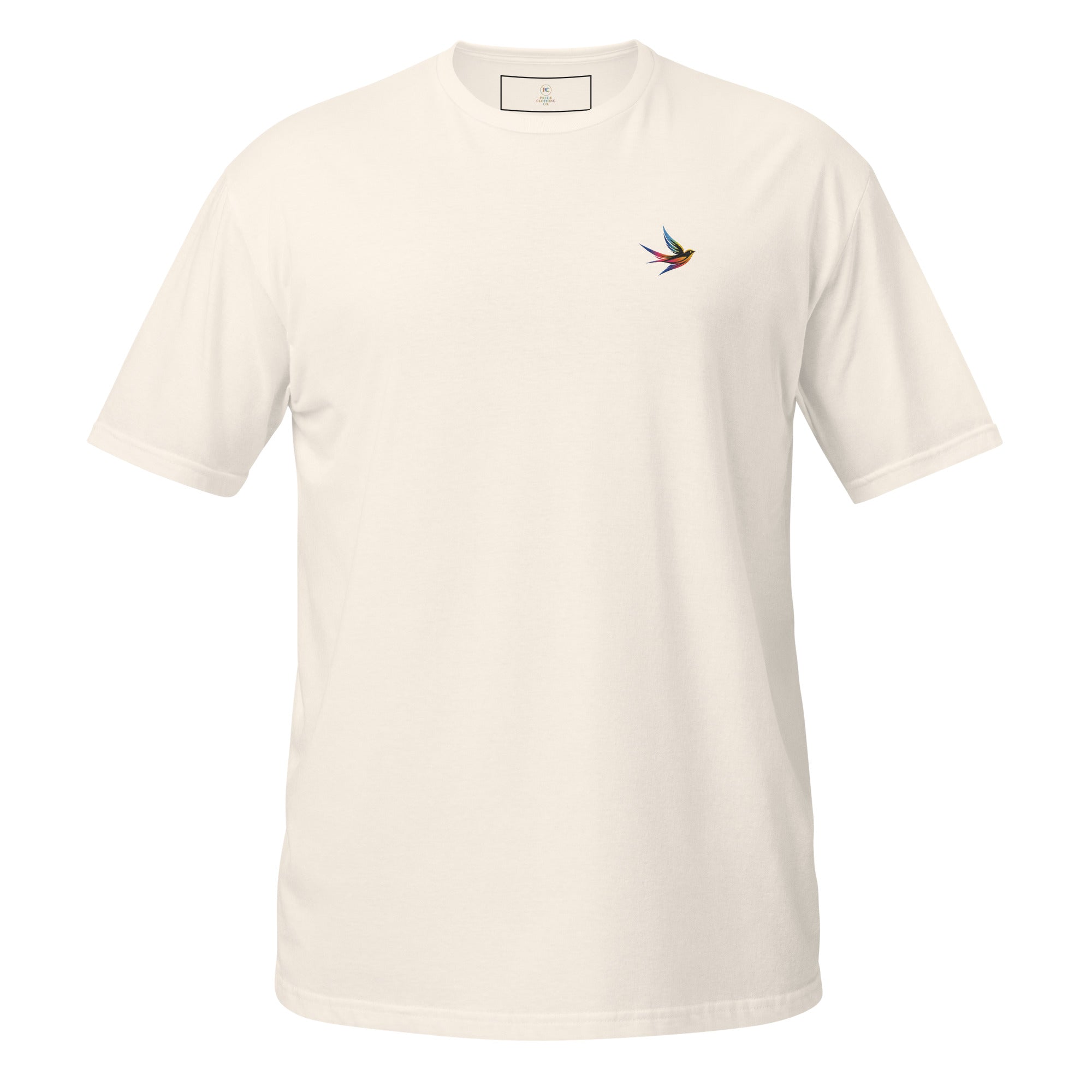 DL Collection Special Edition Full Color Embroidered Swallow Soft Tee Pride T-Shirt