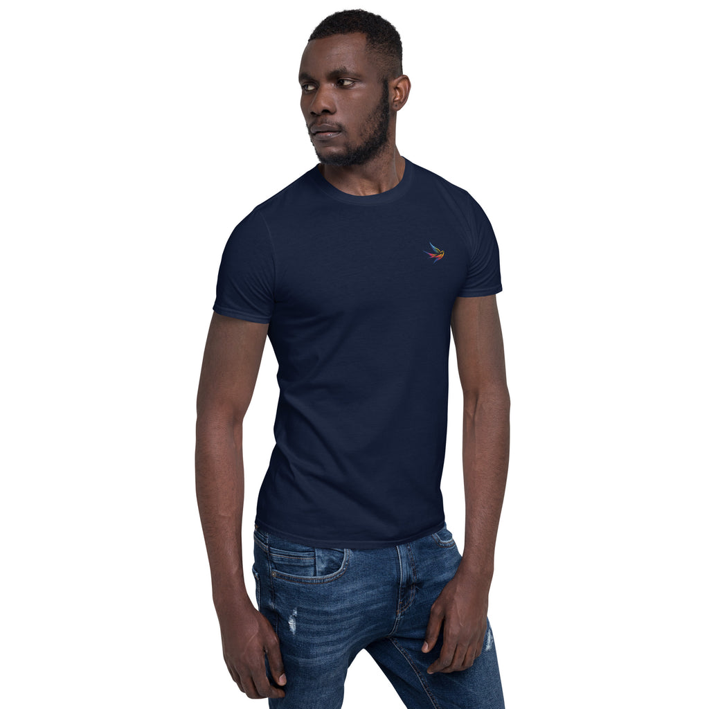 DL Collection Special Edition Full Color Embroidered Swallow Soft Tee Pride T-Shirt