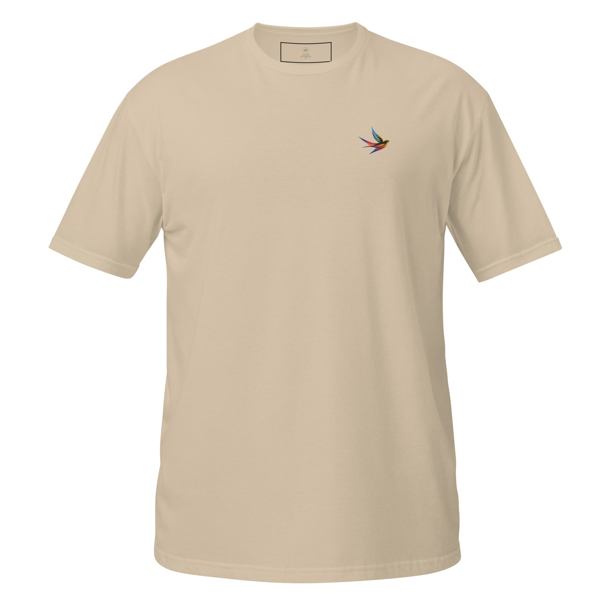 DL Collection Special Edition Full Color Embroidered Swallow Soft Tee Pride T-Shirt