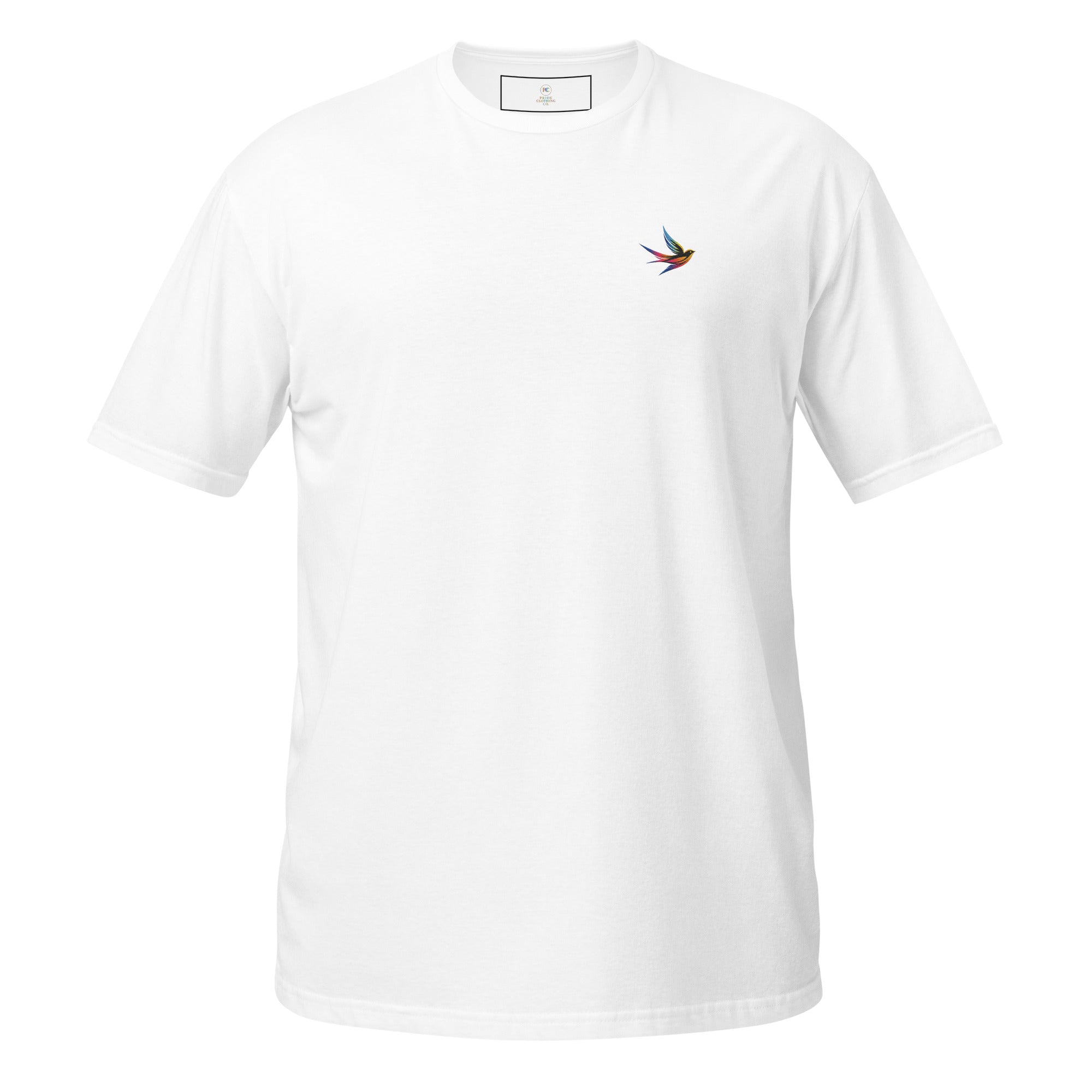 DL Collection Special Edition Full Color Embroidered Swallow Soft Tee Pride T-Shirt